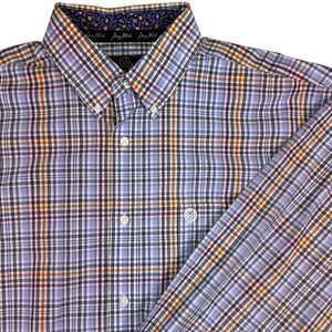 Wrangler‎ George Strait Collection Button Down Shirt Men's XL Plaid Western